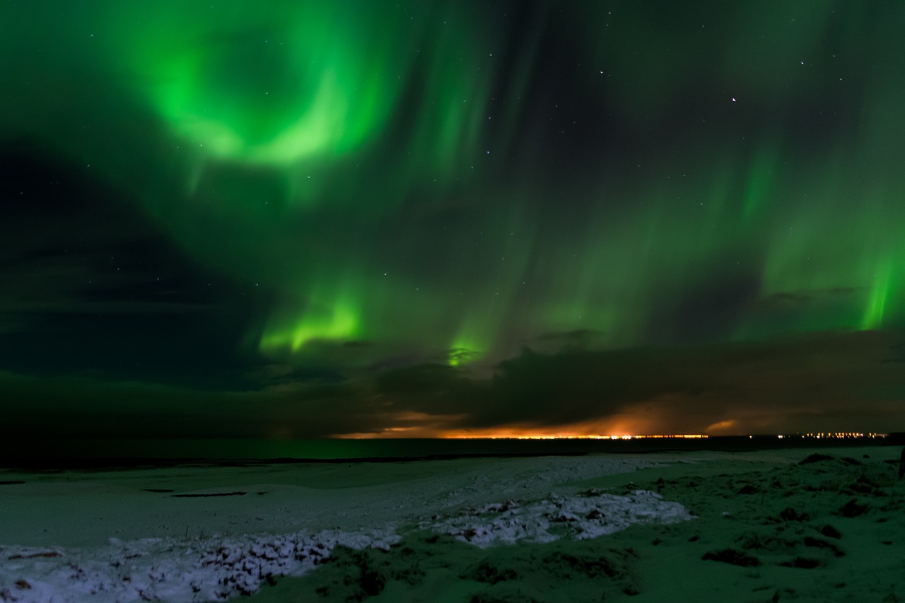 iceland, northern lights, aurora