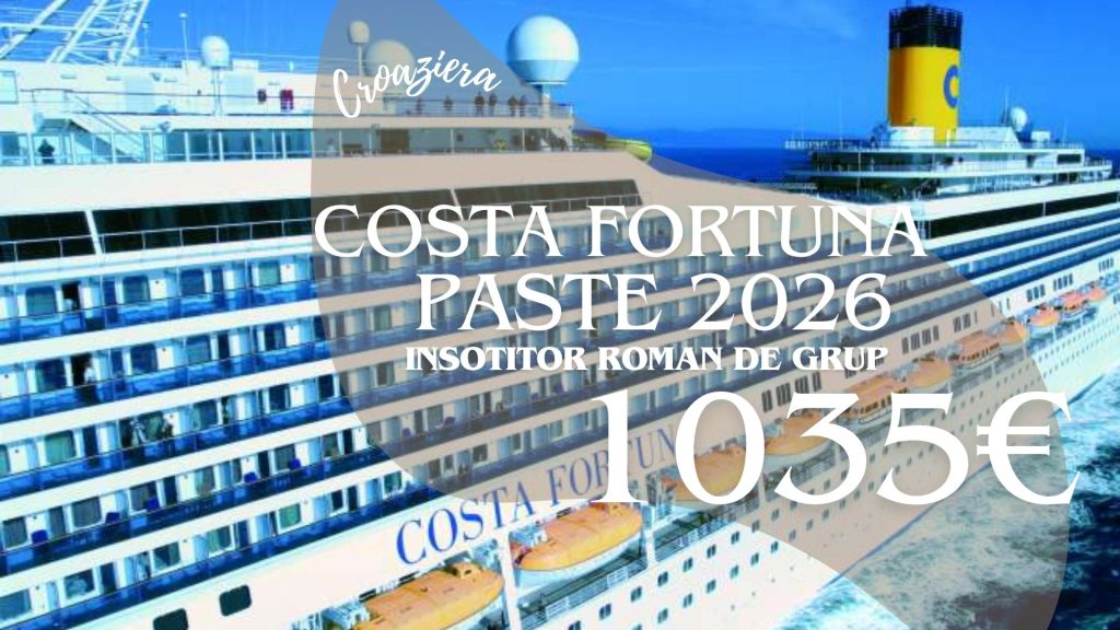 Oferta croaziera cu insotitor roman de grup paste 2026
