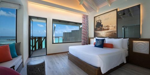 OBLU travel coll agency bed on water